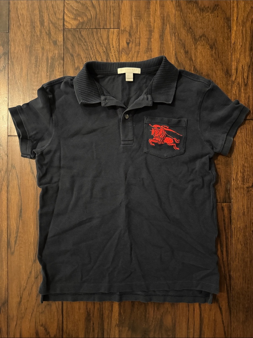Kids Burberry Navy Polo